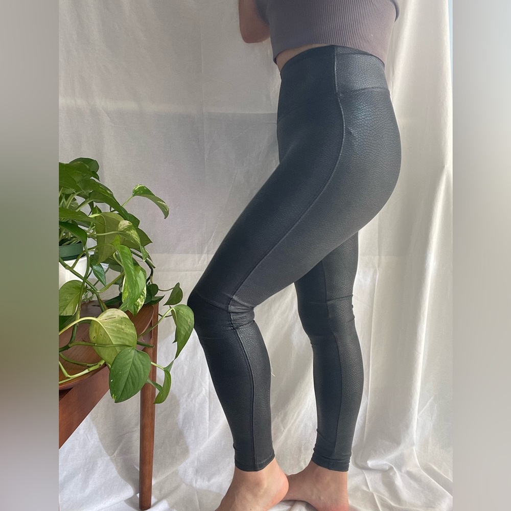 Spanx black snake skin